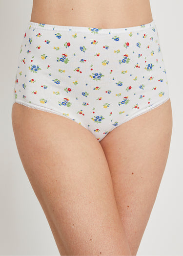 Culotte taille haute imprimée - lot de 4 Imprime Lot4