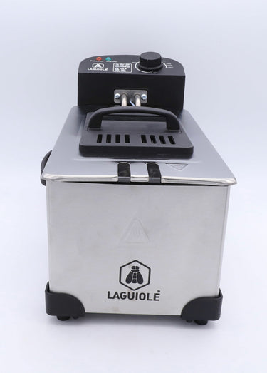 Friteuse 3L anti-adhésive inox Noir/Inox