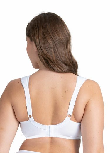 Soutien-gorge avec armatures, COTTON NOW Blanc
