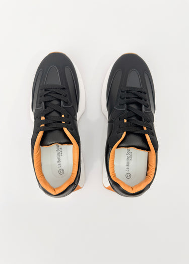 Baskets style joggers multi empiècements Noir
