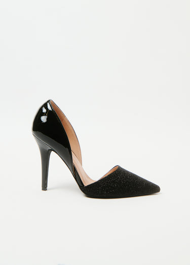 Escarpins chic pailletés Noir