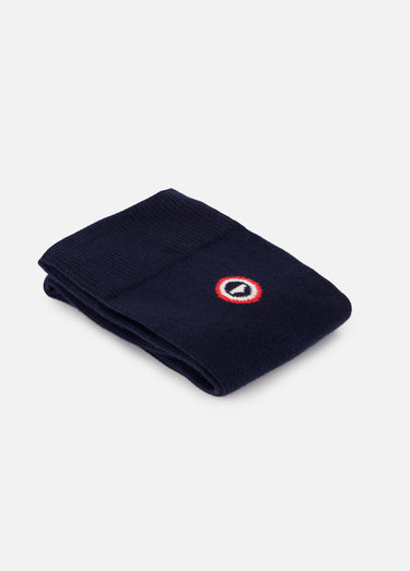 Chaussettes mi-mollet en coton résistant Marine