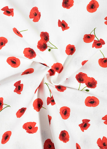 Coupon ameublement, coquelicot 3x1,4m Coquelicot