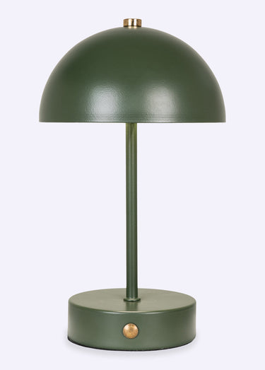 Lampe à poser métal, rechargeable LED Vert