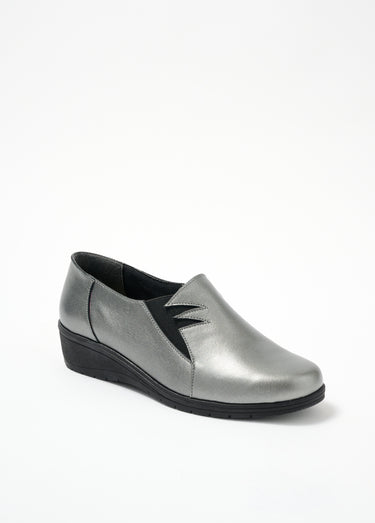Mocassins souples élastiqués largeur confort Bronze