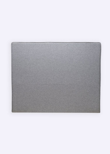 Tête de lit avec passepoil, haut. 120cm Gris Clair