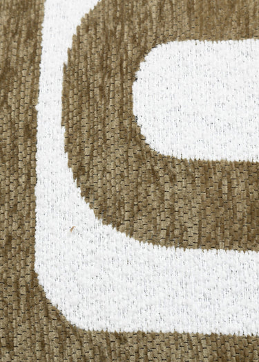 Coussin jacquard chenille, Safina Beige/Kaki