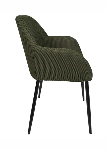 Set 2 Fauteuils design maille mesh ATOME Kaki