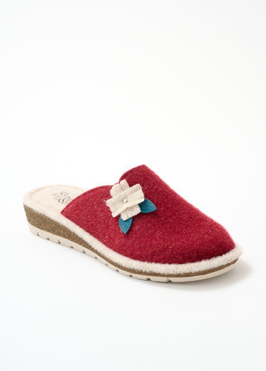 Mules feutrine largeur confort application fantaisie Bordeaux