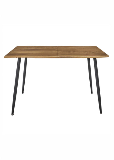 Table basse bois extensible 4 à 6 pers. FOREST Marron/Noir