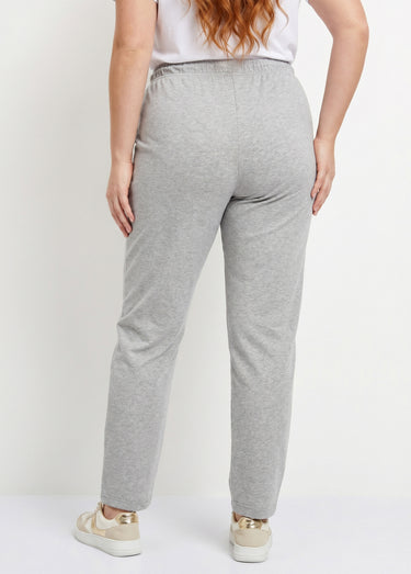 Legging coton stretch taille élastiquée Chine Gris
