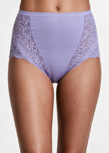 Culottes couvrantes dentelle - lot de 2 Lilas lot de 2