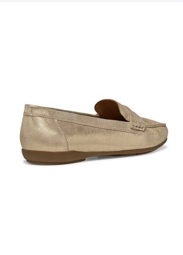 Mocassins chic cuir semelle fine Dore