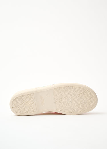 Chaussons mules grande largeur fleuris Vert/Rose