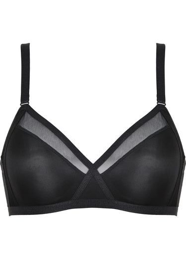 Soutien-gorge croisé tendance Noir