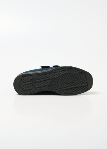 Derbies scratchées textile largeur confort Marine