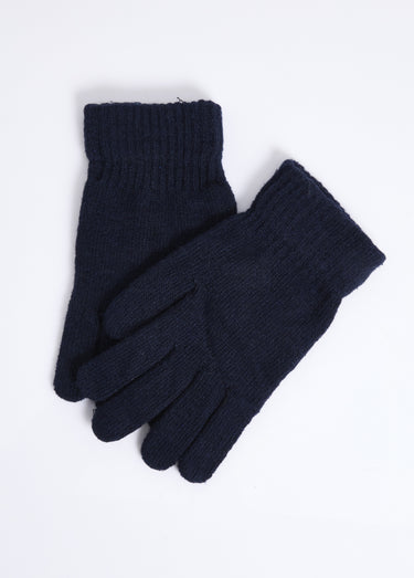 Gants chauds en maille Marine