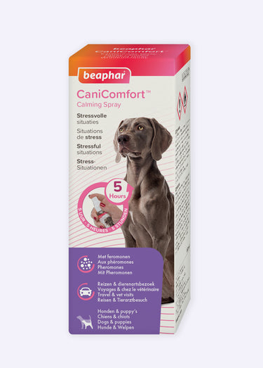 Spray anti stress 5H pour chien/chiot Blanc