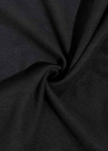 Coupon tissu épais foncé Noir