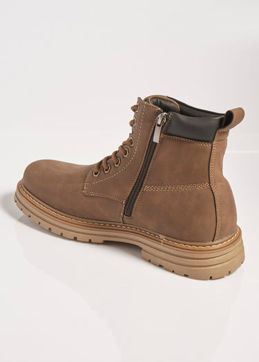 Chaussures montantes, type Yellow boots Marron