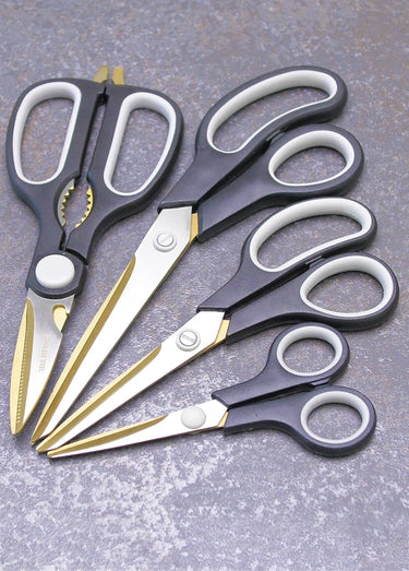 Ciseaux multi-usage - lot de 4 paires Noir/Gris Lot4