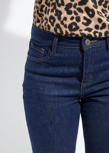 Jean slim en denim, spécial PETITE Bleu Brut