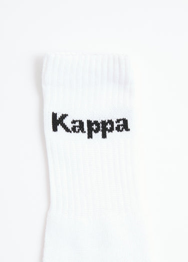 Chaussettes de sport côtelées, claires Blanc
