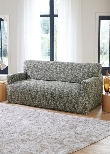 Housse imprimée pour fauteuil ou canapé Vert
