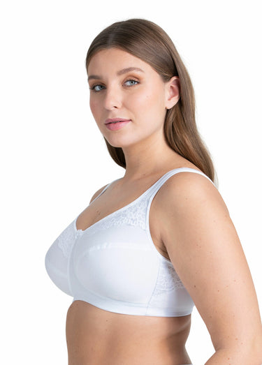 Soutien-gorge minimiseur, COTTON NOW Blanc