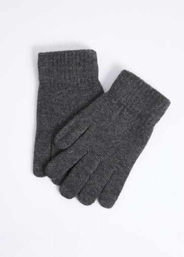Gants chauds en maille Gris
