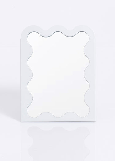 Miroir à poser en métal Blanc