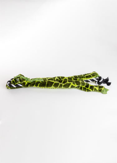 Jouet peluche bruissant boa pour chien Marron