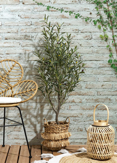 Grande plante artificielle olivier Vert