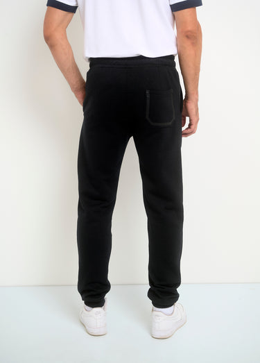Pantalon de jogging lien contrasté Noir
