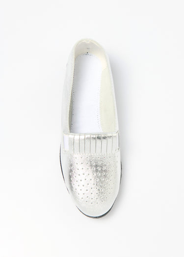 Mocassins élastiqués confort en cuir Argente