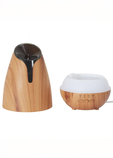 Diffuseur huile essentielle USB lumineux 1B Bois