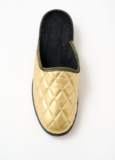 Chaussons mules largeur confort Dore