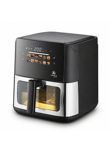 Friteuse à air chaud 12 programmes, 8L Noir