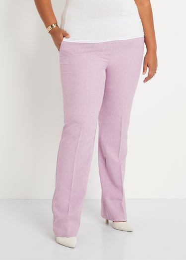 Pantalon droit ceinture semi-élastiquée Parme
