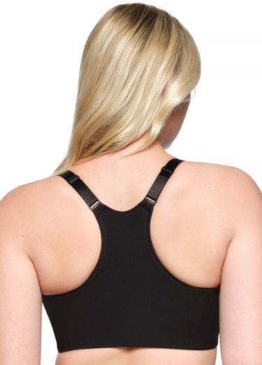 Soutien-gorge WonderWire Grandes Tailles Effet Amincissant, à Armatures et Fermeture Frontale n°1247 Noir