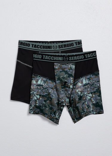 Boxers coutures apparentes, camouflage Assortis Vert