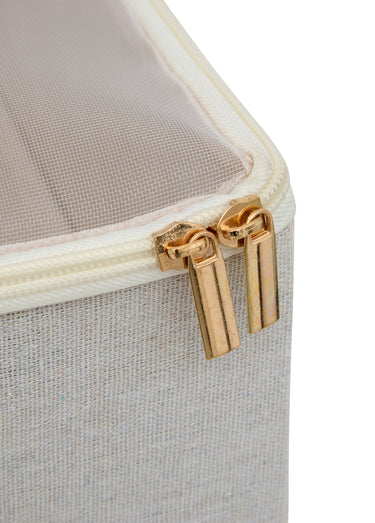 Housse de rangement à roulettes, 66x60cm Beige