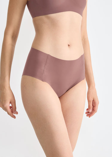 Culotte taille haute invisible Cacao