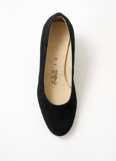 Escarpins cuir bout rond largeur confort Noir