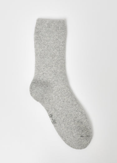 Paire de chaussettes chaudes avec laine Gris Clair
