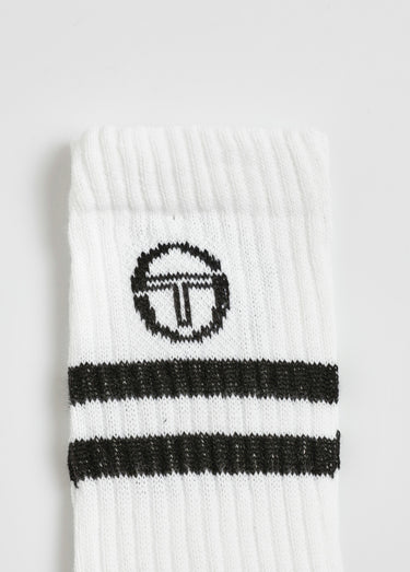 Chaussettes sport assorties avec coton Blanc