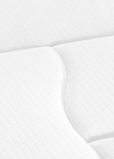 Matelas ferme en mousse anti_acariens, haut. 22cm Blanc