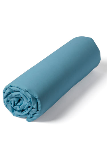 Drap housse percale double pour lit articulé Celadon