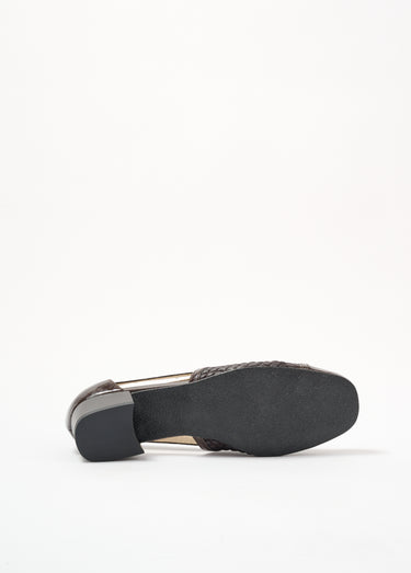 Escarpins cuir largeur confort pieds sensibles Marron