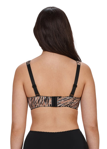 Soutien-gorge armatures, imprimé zèbre Imprime